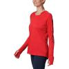 Columbia Women’s Tidal Tee Hoodie(Red Lily/Collegiate Navy Logo)