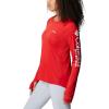 Columbia Women’s Tidal Tee Hoodie(Red Spark/White Logo)