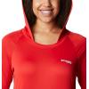 Columbia Women’s Tidal Tee Hoodie(Red Spark/White Logo)