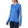 Columbia Women’s Tidal Tee Hoodie(Stormy Blue/Light Coral Logo)