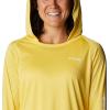 Columbia Women’s Tidal Tee Hoodie(Sun Glow/White Logo)