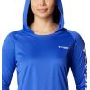 Columbia Women’s Tidal Tee Hoodie(Tanzanite/White Logo)