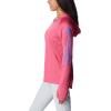 Columbia Women’s Tidal Tee Hoodie(Ultra Pink/Violet Sea Logo)