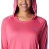 Columbia Women’s Tidal Tee Hoodie(Ultra Pink/Violet Sea Logo)