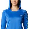 Columbia Women’s Tidal Tee Hoodie(Vivid Blue/Lime Glow)