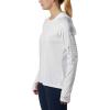 Columbia Women’s Tidal Tee Hoodie(White/Cirrus Grey Logo)