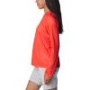 Columbia Womens Tidal Tee™ PFG Fish Flag LsTidal Tee PFG Fish Flag Long Sleeve(Bright Poppy/Fish and Friends Flag)