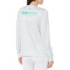 Columbia Womens Tidal Tee™ PFG Fish Flag LsTidal Tee PFG Fish Flag Long Sleeve(Cool Grey/Fish Flag Ombre)