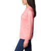 Columbia Womens Tidal Tee™ PFG Fish Flag LsTidal Tee PFG Fish Flag Long Sleeve(Coral Glow/Fish and Friends Ombre)