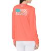 Columbia Womens Tidal Tee™ PFG Fish Flag LsTidal Tee PFG Fish Flag Long Sleeve(Corange/Fish and Friends Flag)