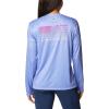 Columbia Womens Tidal Tee™ PFG Fish Flag LsTidal Tee PFG Fish Flag Long Sleeve(Fairytale/Fish and Friends Ombre)