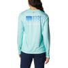 Columbia Womens Tidal Tee™ PFG Fish Flag LsTidal Tee PFG Fish Flag Long Sleeve(Gulf Stream/Atoll Gradient)