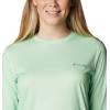 Columbia Womens Tidal Tee™ PFG Fish Flag LsTidal Tee PFG Fish Flag Long Sleeve(Key West/Cactus Pink Gradient)