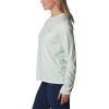 Columbia Womens Tidal Tee™ PFG Fish Flag LsTidal Tee PFG Fish Flag Long Sleeve(Light Lime/Safari Gradient)