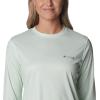 Columbia Womens Tidal Tee™ PFG Fish Flag LsTidal Tee PFG Fish Flag Long Sleeve(Light Lime/Safari Gradient)
