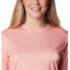 Columbia Womens Tidal Tee™ PFG Fish Flag LsTidal Tee PFG Fish Flag Long Sleeve(Tiki Pink/Neon Sunrise Gradient)