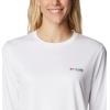 Columbia Womens Tidal Tee™ PFG Fish Flag LsTidal Tee PFG Fish Flag Long Sleeve(White/Fish Flag Ombre)