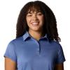 Columbia Womens Tidal Tee Short Sleeve Polo(Bluebell)