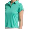 Columbia Womens Tidal Tee Short Sleeve Polo(Glaze Green)