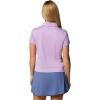 Columbia Womens Tidal Tee Short Sleeve Polo(Hydrangea)