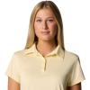 Columbia Womens Tidal Tee Short Sleeve Polo(Lemon Wash)