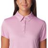 Columbia Womens Tidal Tee Short Sleeve Polo(Minuet)
