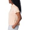 Columbia Womens Tidal Tee Short Sleeve Polo(Peach Fizz)
