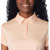 Columbia Womens Tidal Tee Short Sleeve Polo(Peach Fizz)
