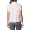 Columbia Womens Tidal Tee Short Sleeve Polo(White)