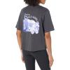Columbia Women’s Wild Places Short Sleeve Tee(Shark/Explore the World Graphic)