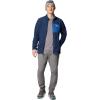 Columbia mens Outdoor Tracks Full Zip Ii(Collegiate Navy/Mtn Blue)