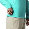 Columbia mens Pfg Zero Rules Long Sleeve Shirt(Bright Aqua)