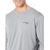 Columbia mens Pfg Zero Rules Long Sleeve Shirt(Cool Grey)