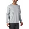 Columbia mens Pfg Zero Rules Long Sleeve Shirt(Cool Grey)