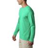 Columbia mens Pfg Zero Rules Long Sleeve Shirt(Dark Lime)