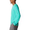 Columbia mens Pfg Zero Rules Long Sleeve Shirt(Electric Turquoise)
