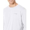 Columbia mens Pfg Zero Rules Long Sleeve Shirt(White)
