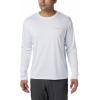 Columbia mens Pfg Zero Rules Long Sleeve Shirt(White)