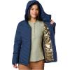 Columbia womens Joy Peak Ii Hooded Jacket(Collegiate Navy)