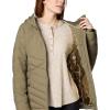 Columbia womens Joy Peak Ii Hooded Jacket(Stone Green)