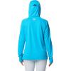 Columbia womens Pfg Solar Stream Elite Hoodie(Ocean Blue)