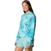 Columbia womens Pfg Solar Stream Printed Hoodie(Gulf Stream Seafoamed)