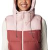 Columbia womens Pike Lake II Insulated Vest(Beetroot  Dusty Pink)