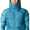 Columbia womens Pike Lake Ii Long Jacket(Canyon Blue)