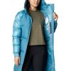 Columbia womens Pike Lake Ii Long Jacket(Canyon Blue)