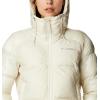 Columbia womens Pike Lake Ii Long Jacket(Chalk)