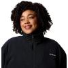 Columbia womens Sequoia Grove Half Zip Fleece(Black)