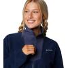 Columbia womens Sequoia Grove Half Zip Fleece(Collegiate Navy/Nocturnal)