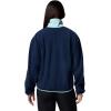 Columbia womens Sequoia Grove Half Zip Fleece(Collegiate Navy/Spray)