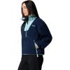 Columbia womens Sequoia Grove Half Zip Fleece(Collegiate Navy/Spray)